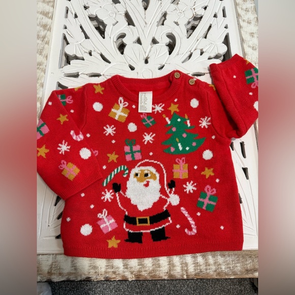 H&M Other - H&M Red Holiday Sweater. Size 6 months